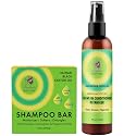 Doyley's Haitian Black Castor Oil Vegan Moisturizing Shampoo Bar 5oz and Mega Moisture Leave-In Conditioner Detangler 4oz Bundle | Hair Growth Beauty & Personal Care Doyley's Beauty Care
