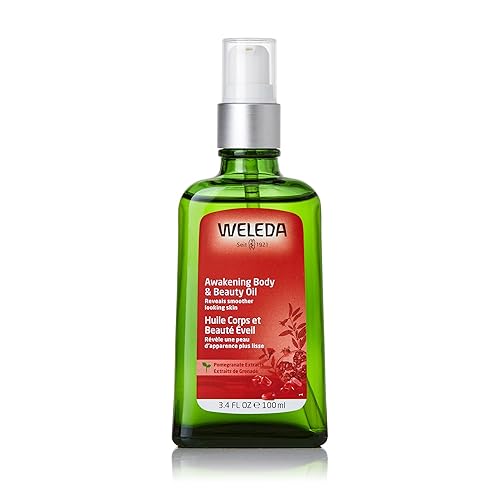Weleda Awakening Pomegranate Body and Beauty Oil, 3.4 Fluid Ounce, Plant Rich Body and Beauty Oil with Pomegranate Seed, Jojoba and Sesame Oils Beauty & Personal Care Weleda