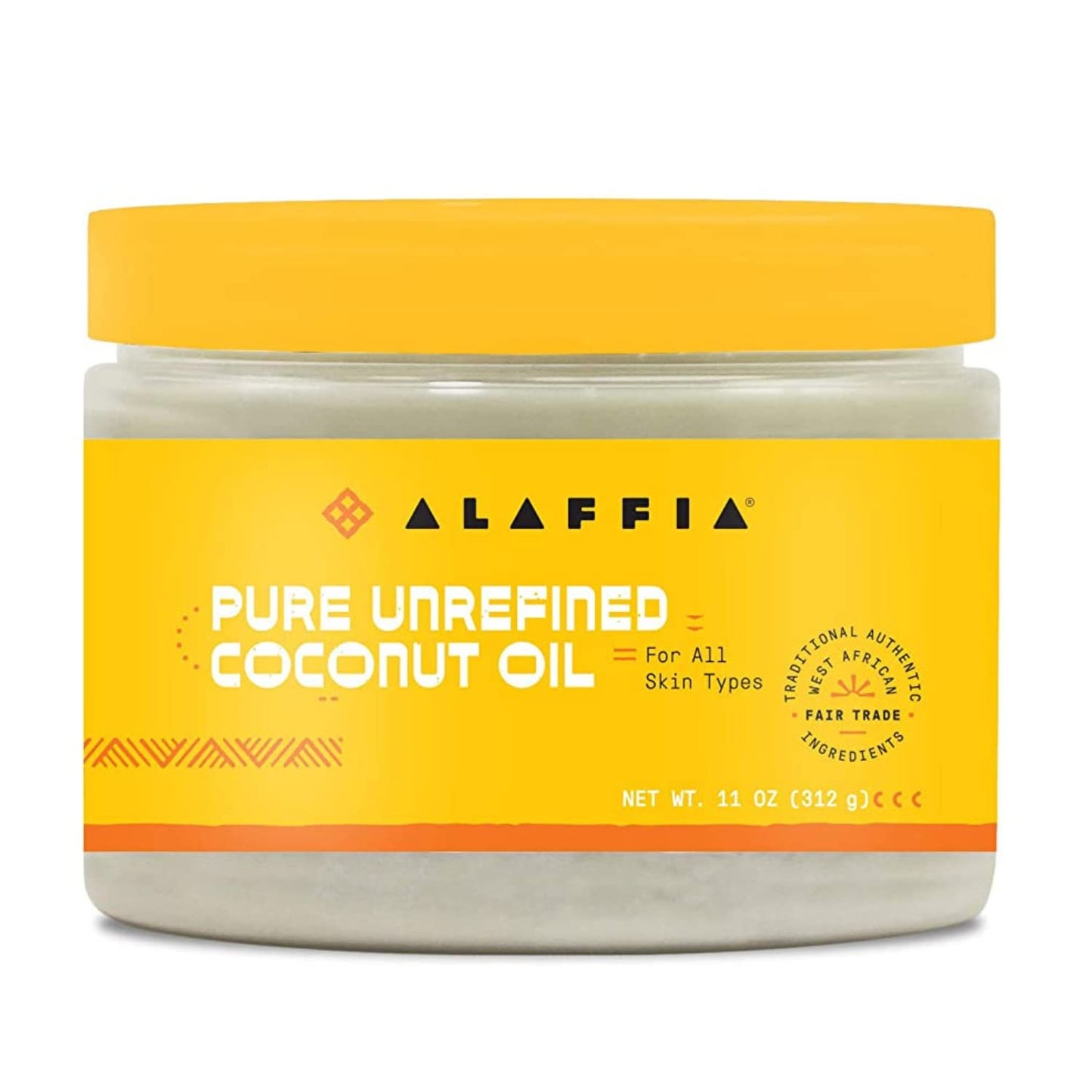 Alaffia Pure Unrefined Coconut Oil 11 OZ Beauty & Personal Care Alaffia
