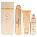 Perry Ellis 360° Collection for Women - 3-Piece Canister Gift Set (3.4 fl oz Eau de Parfum, 3 oz Shower Gel, .25 fl oz EDP Mini Travel Spray) - Beauty & Personal Care Perry Ellis
