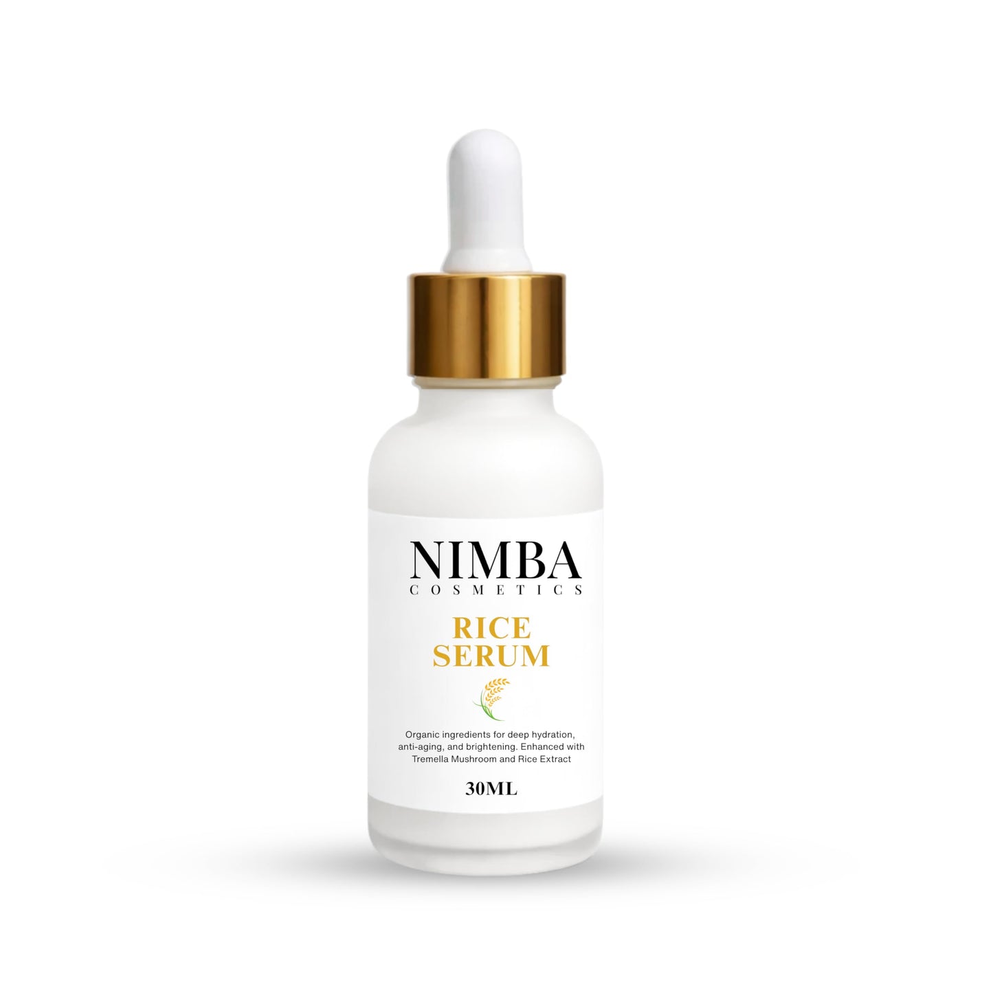 NIMBA Rice Serum for Glass Skin | Premium Anti-Aging Face Serum with Tremella Extract & Sweet Potato | Deep Hydration, Skin Barrier Natural & Handmade Beauty & Personal Care Nimba Cosmetics