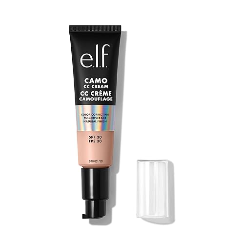 e.l.f. Camo CC Cream, SPF 30 Color-Correcting Medium-To-Full Coverage Face Foundation, Delivers An Airbrushed Finish, Vegan , Fair 150 C Beauty & Personal Care e.l.f.