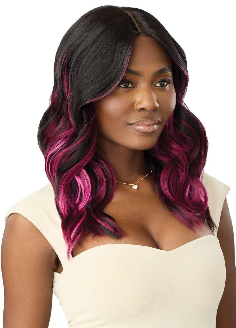 Outre Lace Front Wig - Color Bomb - CB 101 (1B/UL GOLDEN APRICOT)