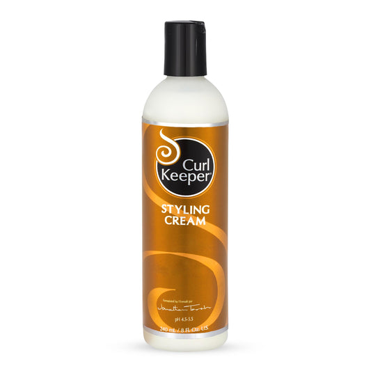 Curl Keeper Hair Styling Cream for Curly Hair, 8 Fl Oz - Frizz-Free Curl Defining Cream Defines, Detangles & Moisturizes for All Curl Types Beauty & Personal Care Curl Keeper