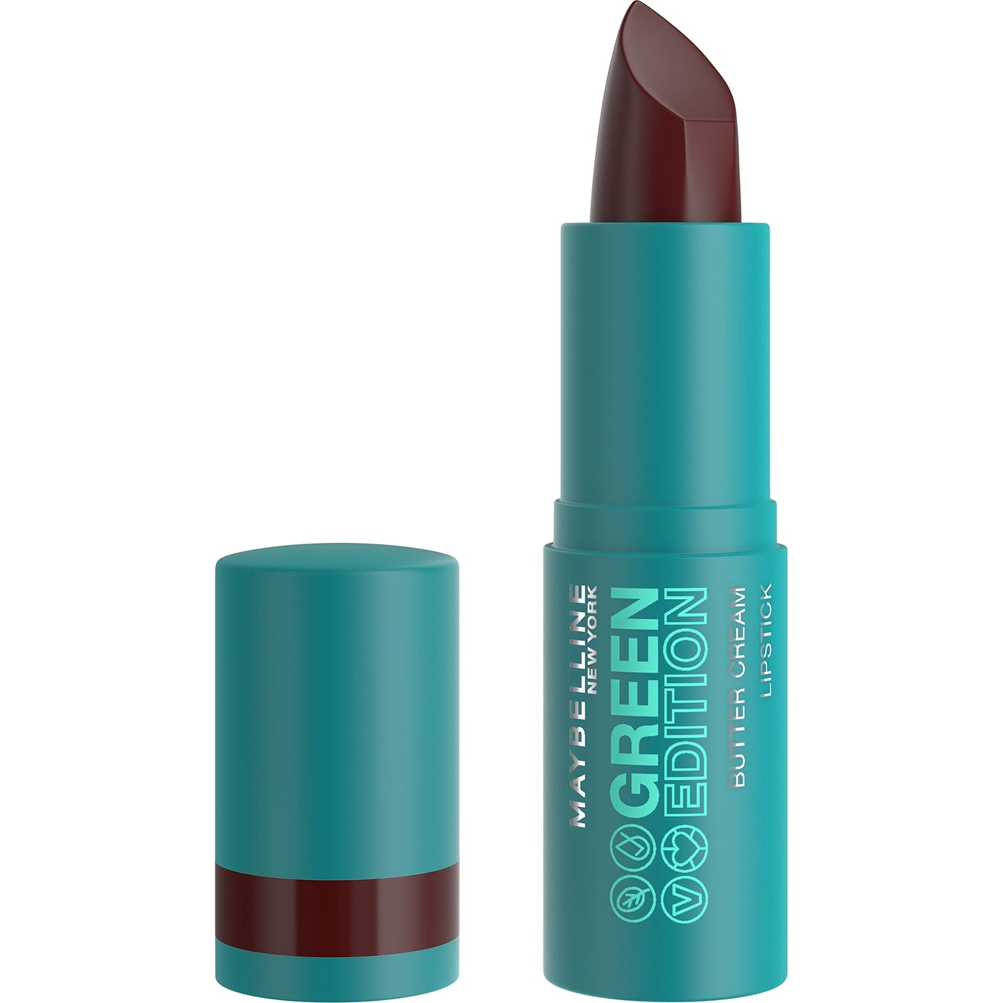 Maybelline Green Edition Butter Cream High-Pigment Bullet Lipstick, Forest, Plum Brown, 0.12 oz Beauty & Personal Care MAYBELLINE
