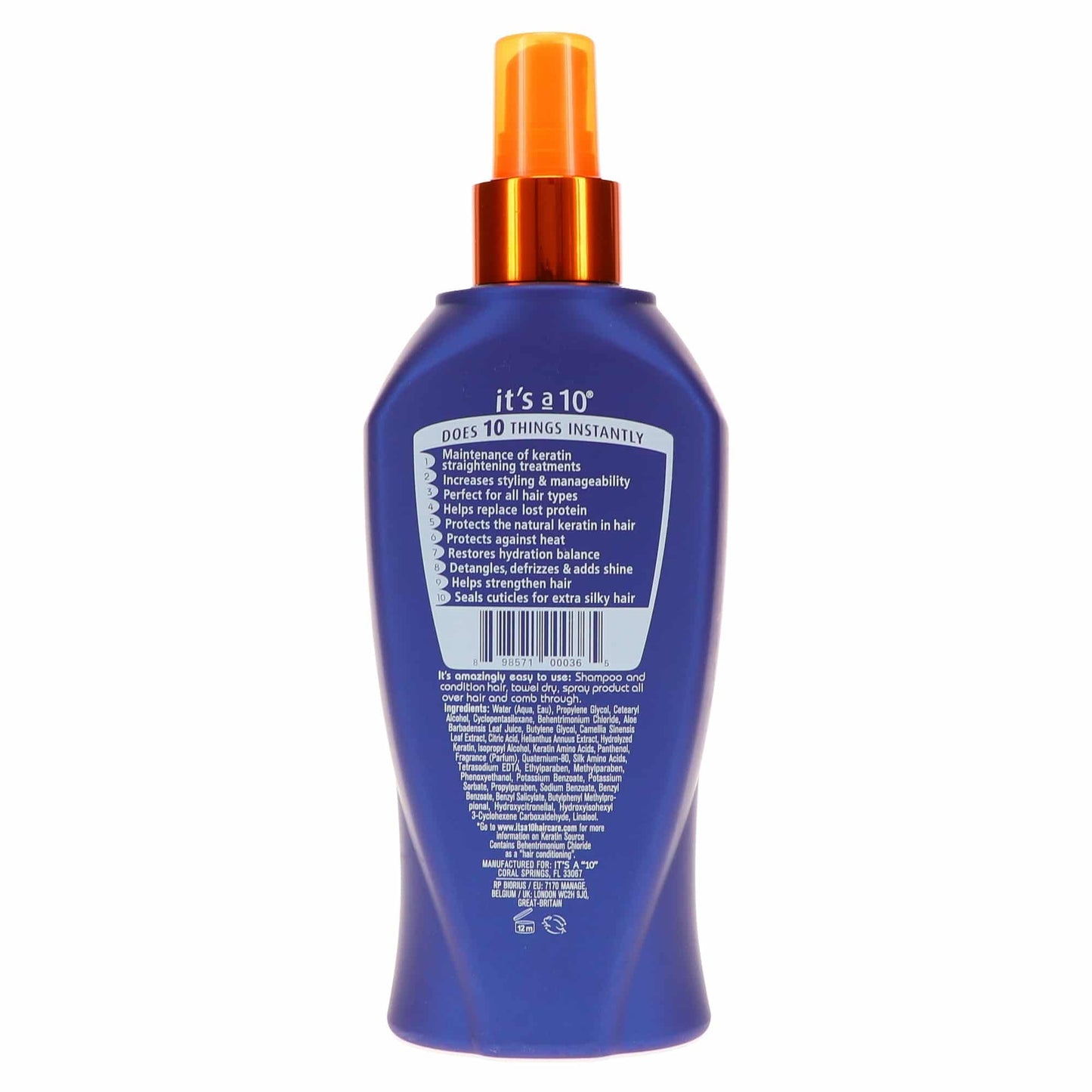 It's a 10 Haircare Miracle Leave-In Conditioner Spray w/Keratin - 10 oz. - 3ct Beauty & Personal Care It's a 10 Haircare