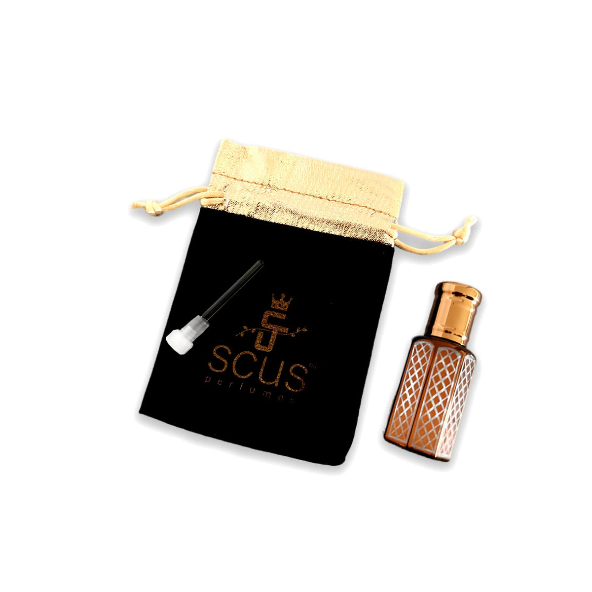 SCUS Perfumes Sandal Fragrance for Men & Women Woody Earthy Concentrated Perfume oil Long Lasting Fragrance Non-Alcoholic (Parfum 12ml with Velvet Beauty & Personal Care SCUS Perfumes