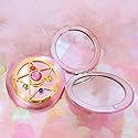 SHOWLOUE Makeup Compact Mirrors, Personal Makeup Mirror Portable Travel Handheld Foldable Double Sided Mirror Beauty & Personal Care SHOWLOUE