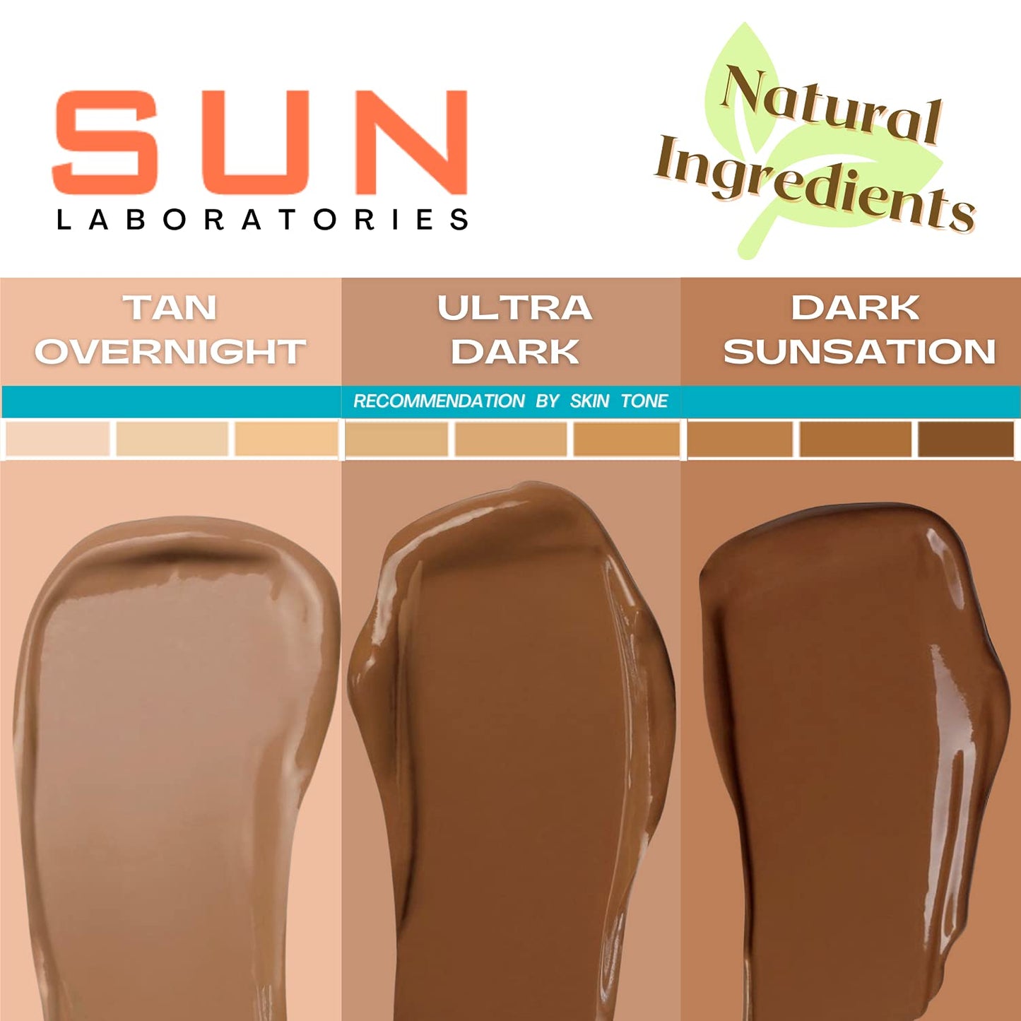 Sun Laboratories By Giesee Dark Sunsation Self-Tanning Lotion for - 2 Pack 8 oz | Ultra Dark Tanning Lotion, Natural Self Tanner, Non-Toxic Tanning Beauty & Personal Care Sun Laboratories by Giesee