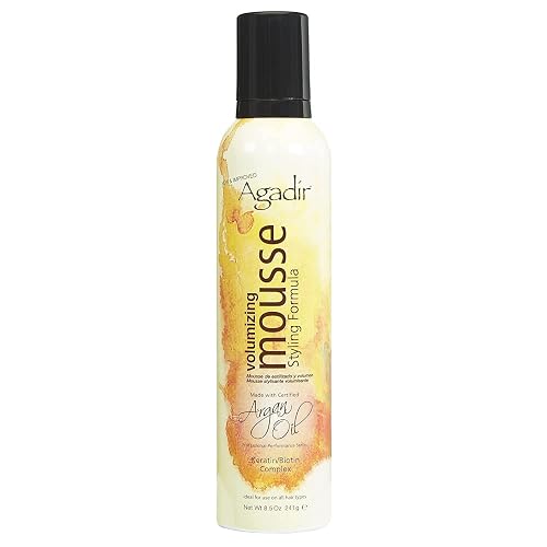 AGADIR Argan Oil Volumizing Styling Mousse, 8.5 oz Beauty & Personal Care Agadir