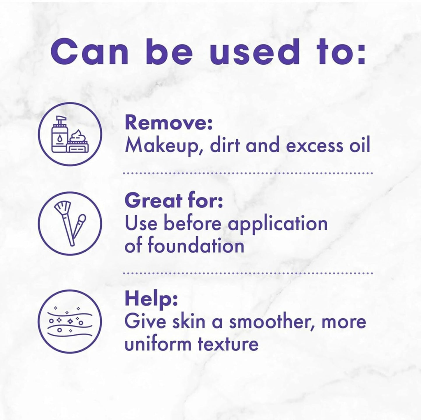 Buf-Puf Facial Sponge, Dermatologist Developed, Removes Deep Down Dirt & Makeup That Causes Breakouts and Blackheads, Reusable, Exfoliating, White, 3 Beauty and Personal Care Buf-Puf