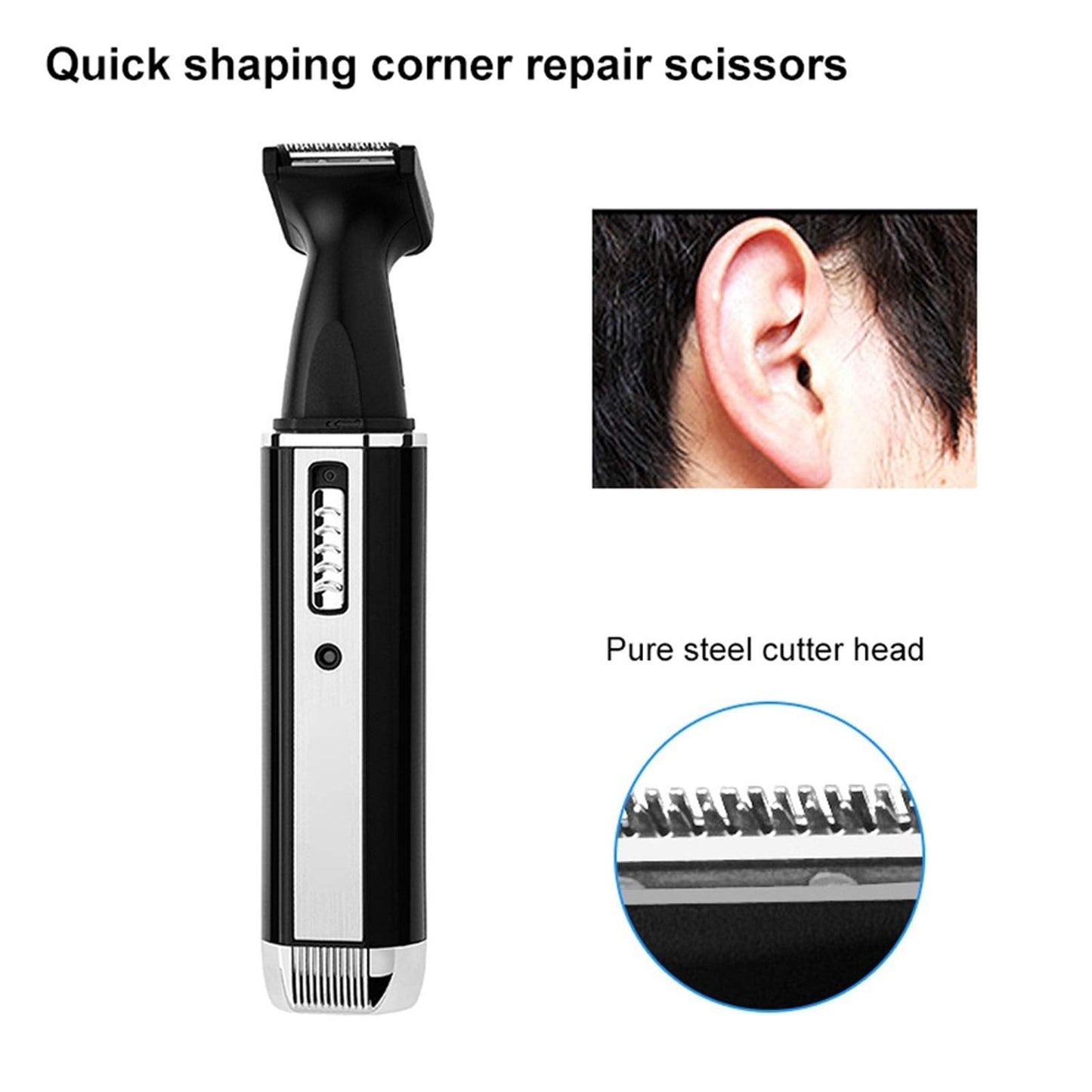 CDGTHYU 4 in 1 Rechargeable Men Electric Nose Ear Hair Trimmer Painless Women Trimming Side Burns Eyebrows Beard Clipper Cut Shaver Beauty and Personal Care CDGTHYU