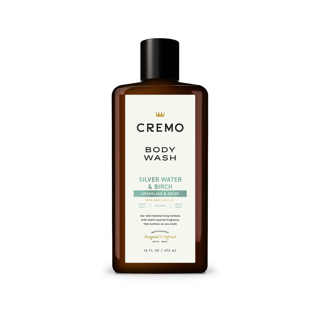 Cremo Body Wash for Men, Rich-Lathering Silver Water & Birch, 16 Fl Oz Beauty & Personal Care Cremo