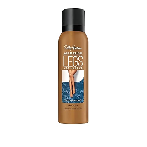 Sally Hansen Airbrush Legs Leg Makeup Spray | Lightweight, Transfer-Proof, Water-Resistant | Deep Glow | Airbrush Finish Beauty & Personal Care Sally Hansen