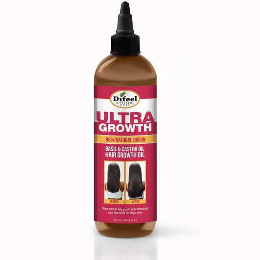 Difeel Ultra Growth Basil & Castor Hair Growth Oil 8 oz. Beauty & Personal Care Difeel