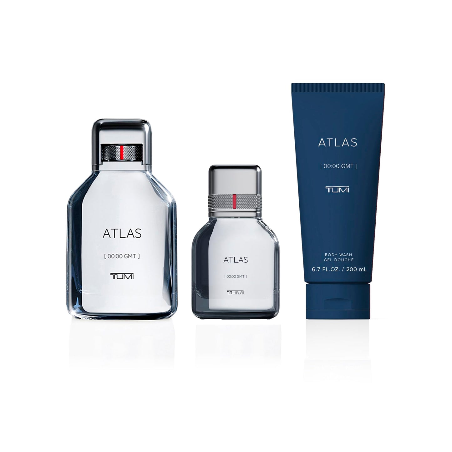 TUMI ATLAS [00:00 GMT] - Bold Cologne for Men with Citrus Fragrance Notes - 3.4 oz & 1.0 oz Eau de Parfum, 6.7 oz Body Wash Beauty & Personal Care TUMI