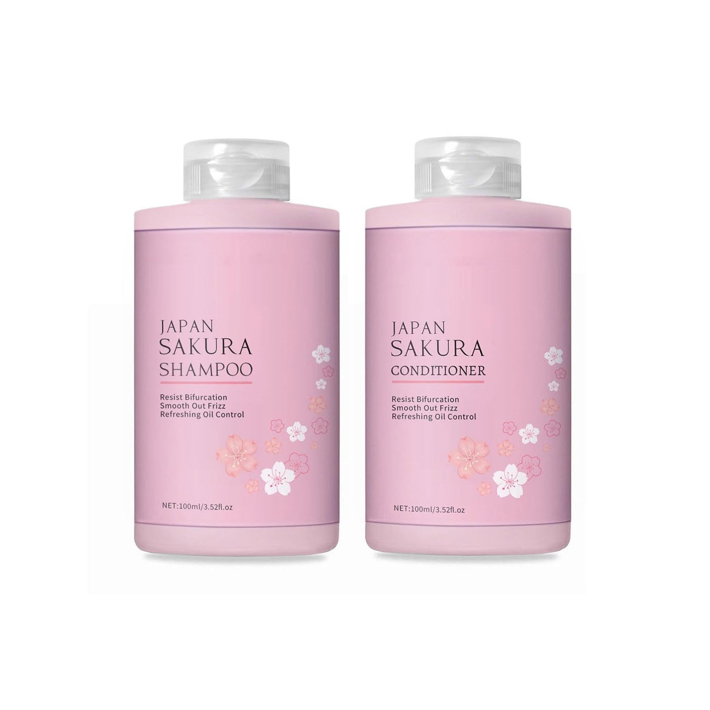 Sakura Shampoo and Conditioner Set, Hair Shampoo and Conditioner for Women, Long Lasting Sakura Scent, Hair Care, Deep Hydration, Frizz Control Beauty & Personal Care New Cover