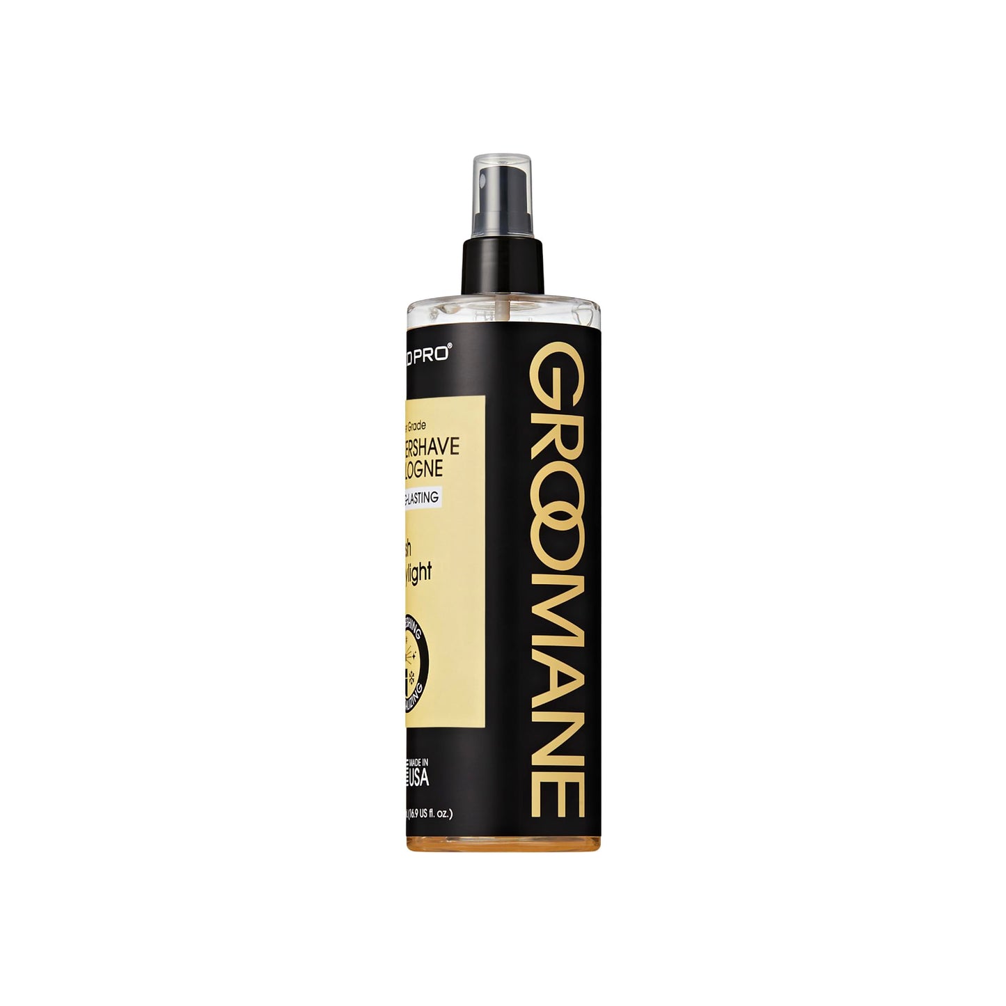 RED Pro GROOMANE Cooling Aftershave Cologne for Men, Barber-Grade Post-Shave Splash, Long-Lasting Scent, Soothes with Aloe, Fast-Drying, Tone Skin Beauty and Personal Care RED Pro