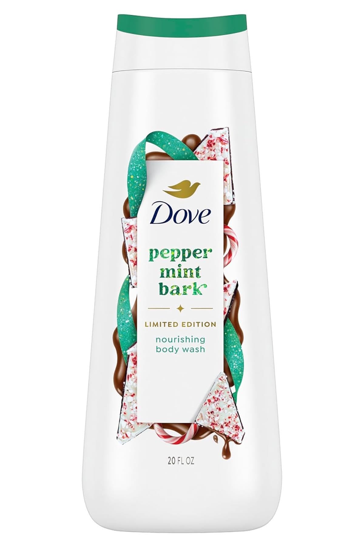 Dove Pepper Mint Bark Body Wash, Limited Edition, 20 fl oz Beauty & Personal Care Dove