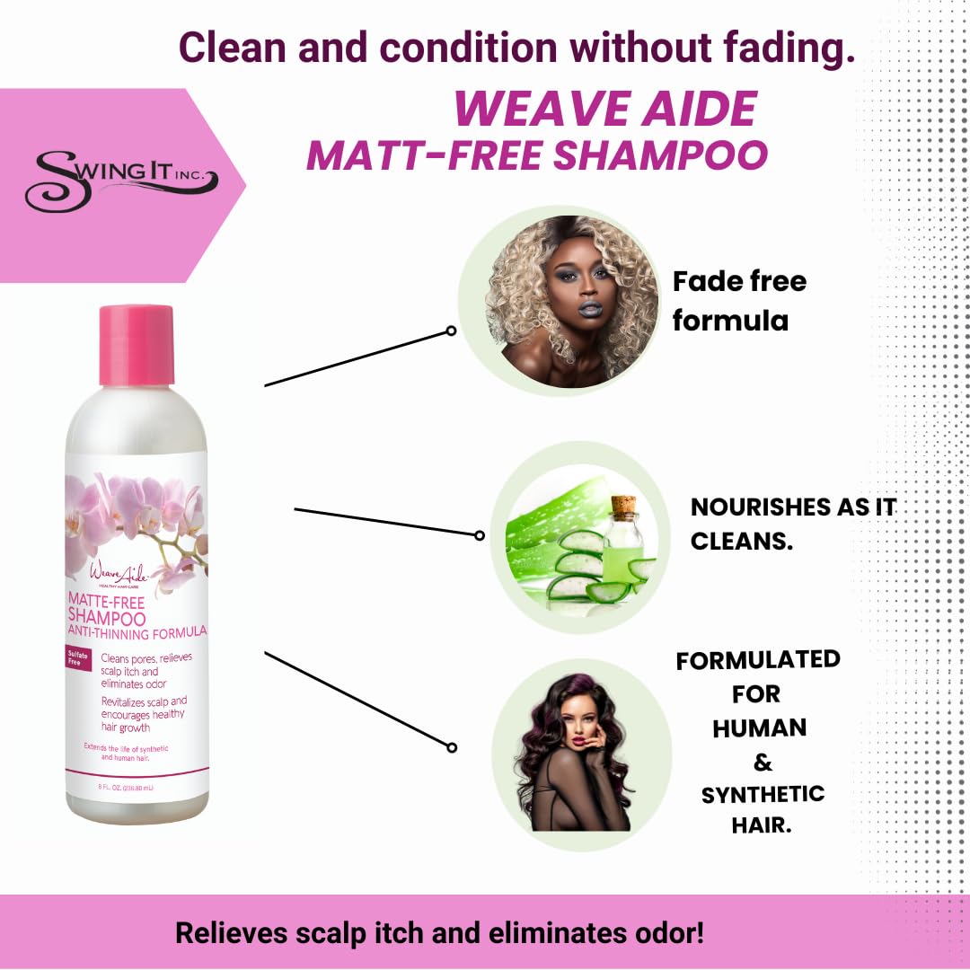 Weave Aide Matte Free Shampoo 8 Oz