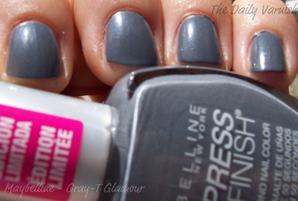 Maybelline Express Finish Nail Polish Gray-t Glamo
