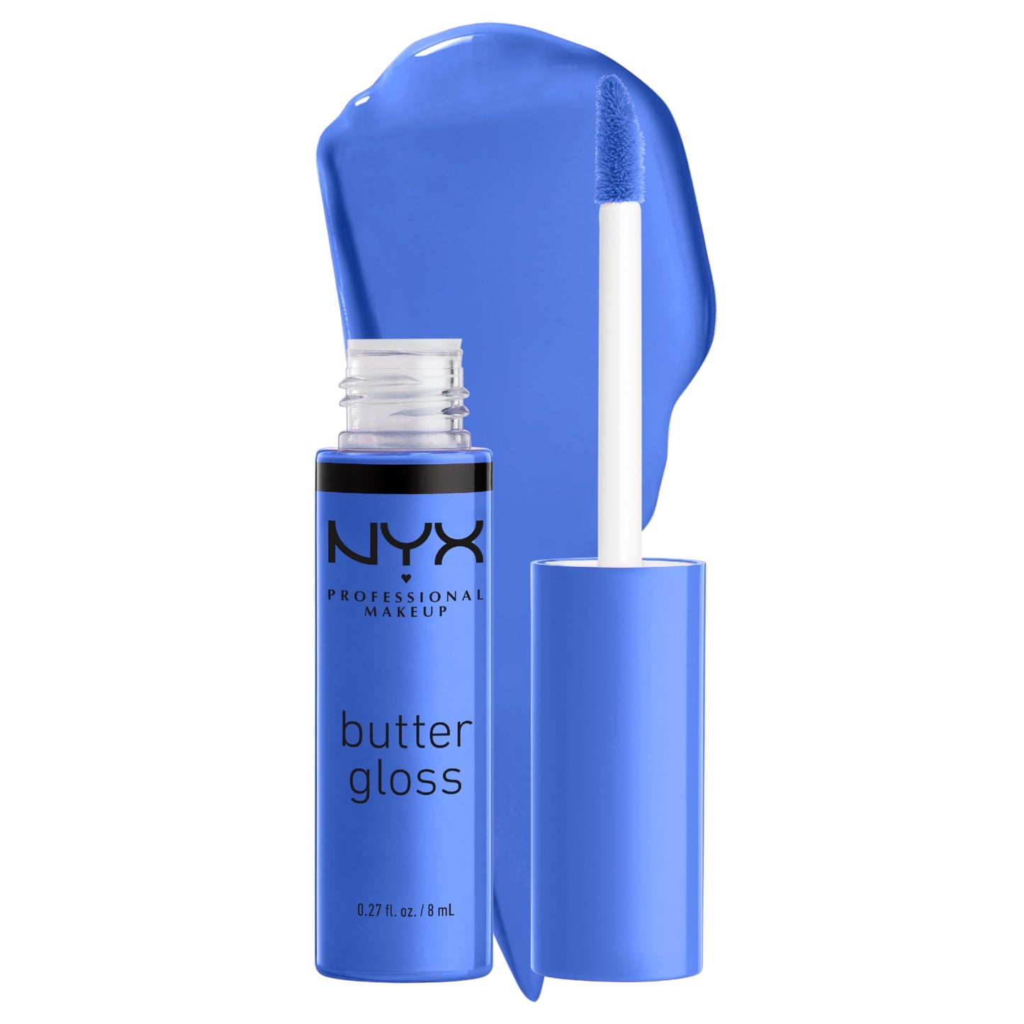 NYX PROFESSIONAL MAKEUP Butter Gloss, Non-Sticky Lip Gloss - Blueberry Tart (Periwinkle Blue) Beauty & Personal Care NYX PROFESSIONAL MAKEUP