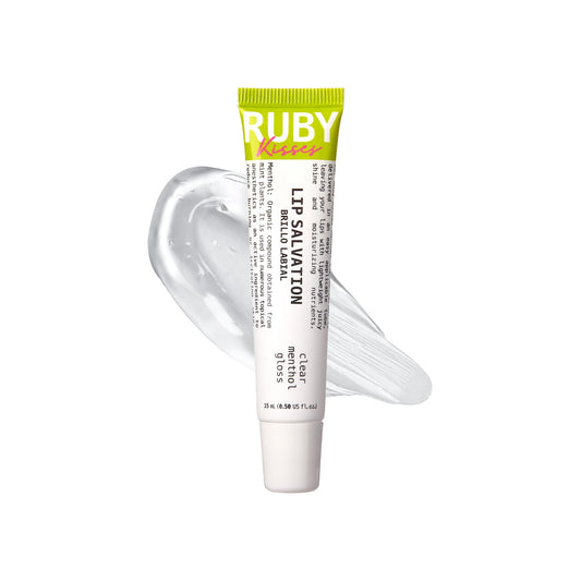 Ruby Kisses Salvation Lip Gloss, Lightweight, Juicy Shine, Menthol Infused Conditioning Lip Treatment, Heals, Cools & Calms, Deep Hydration Lip Care Beauty & Personal Care Ruby Kisses