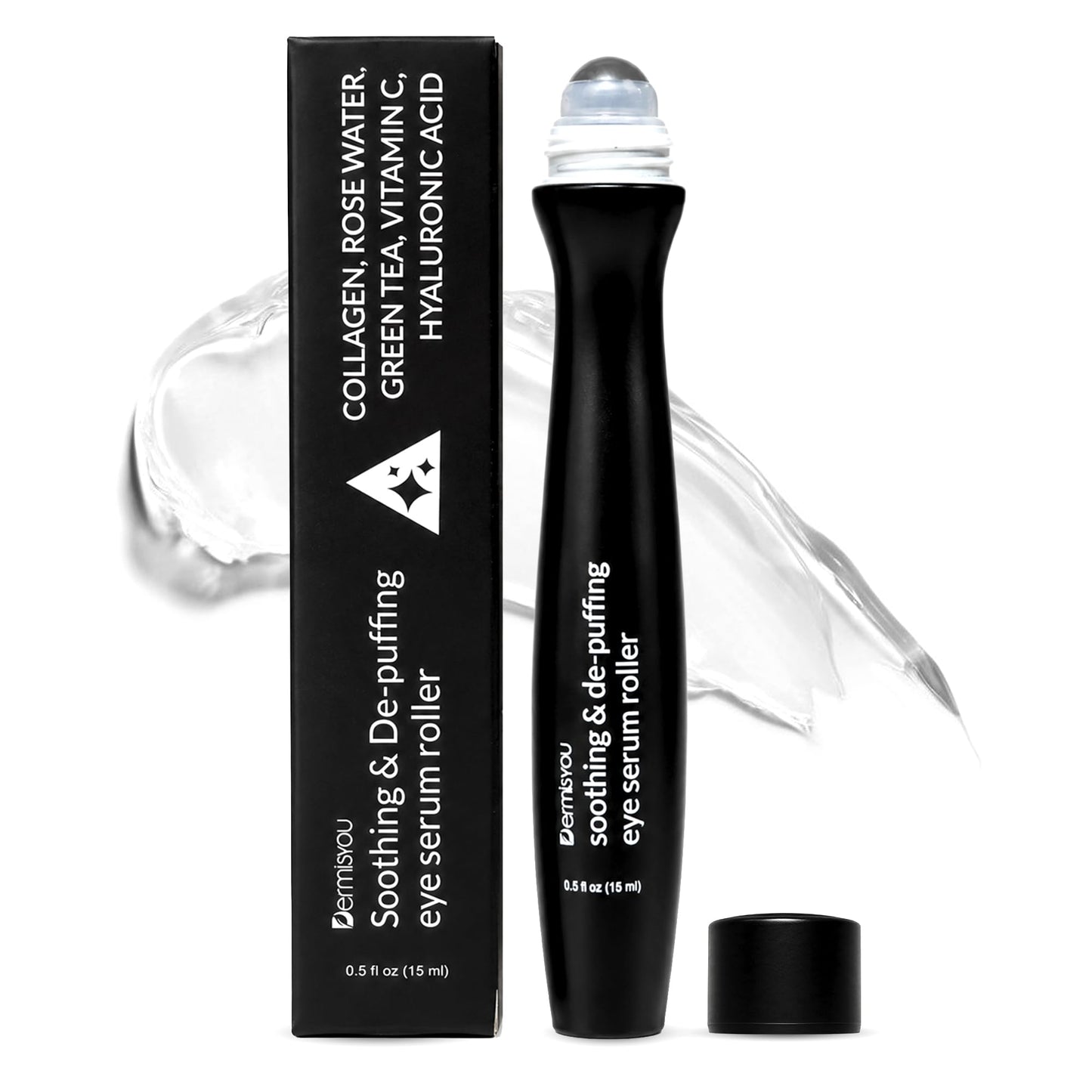 Dermisyou Under Eye Serum Roller Reduce Wrinkle & Fine Lines & Puffiness For Dark Circles Undereye Bags Women & Men Beauty & Personal Care Dermisyou