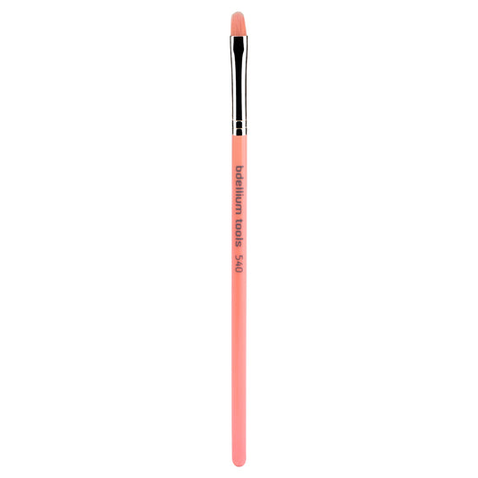 Bdellium Tools Professional Makeup Brush - Pink Bambu Series 540 Precision Liner - With Soft Synthetic Fibers, For Precise Lip Definition (Pink, 1pc)