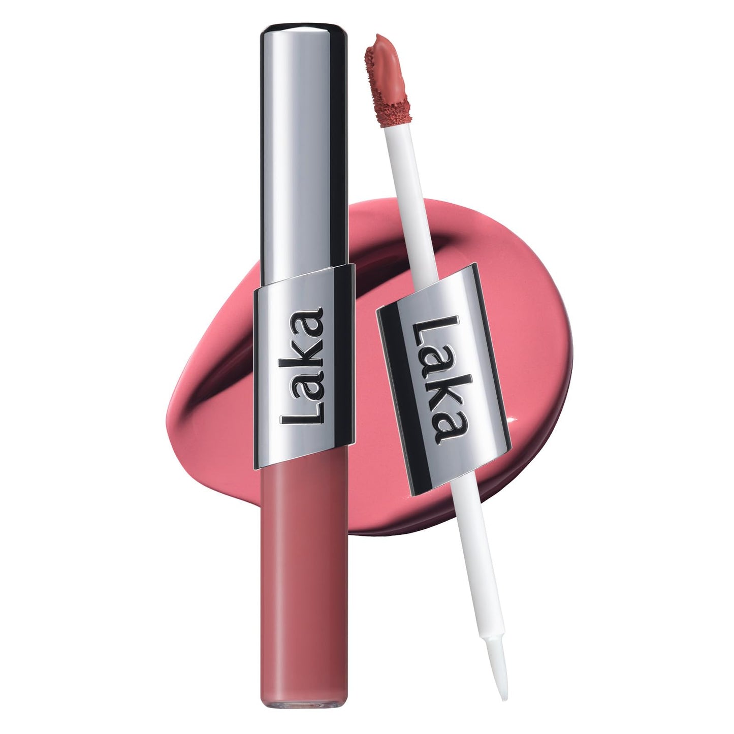 Laka Perfect Twin Lip - Dual-Ended Matte Liquid Lipstick & Clear Gloss | Transfer Proof Color | High Pigmented Lightweight Non-Sticky | Korean Makeup Beauty and Personal Care Laka Default Title