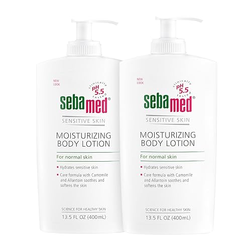 Sebamed Moisturizing Body Lotion for Normal and Sensitive Skin 13.50 Fl oz (400mL) with Pump Pack of 2 Beauty & Personal Care SEBAMED