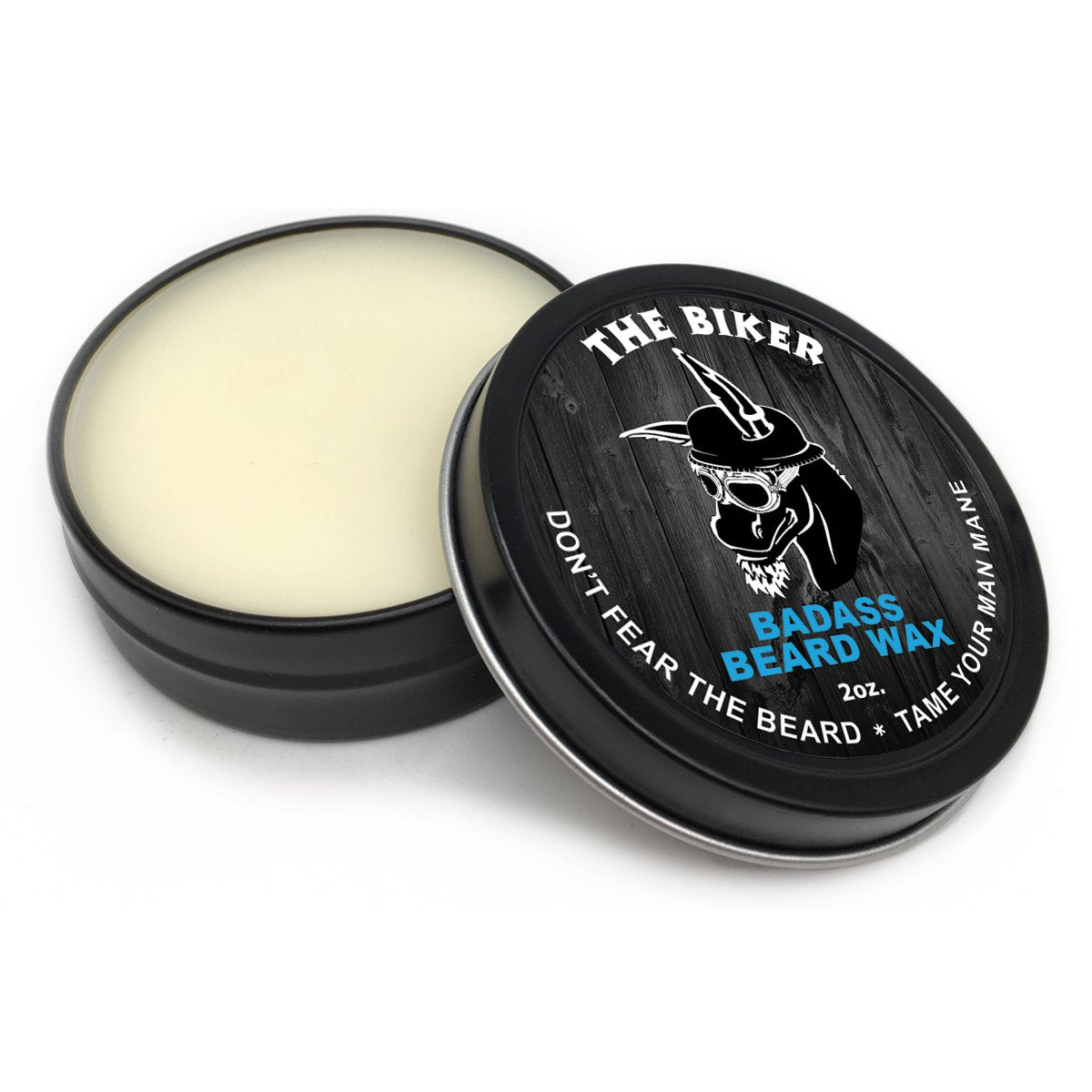 Badass Beard Care Beard Wax For Men - The Biker, 2 oz - Softens Beard Hair, Leaves Your Beard Looking and Feeling More Dense Beauty and Personal Care Badass Beard Care