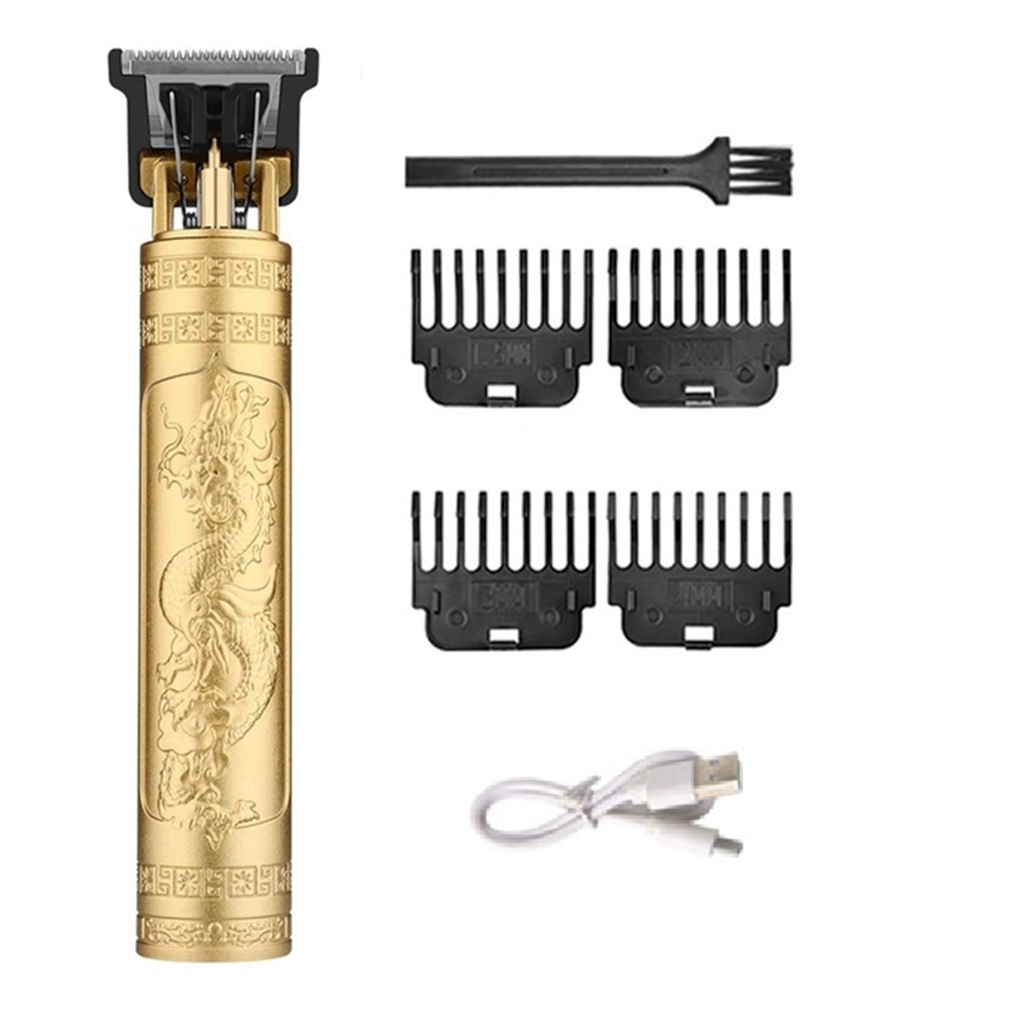 Razors Hair Cutting Machine Hair Clippers Rechargeable Beard Shaver Professional Electric Hair Trimmer for Men Barber(Gold Dragon A) Beauty and Personal Care EWKYLSEM