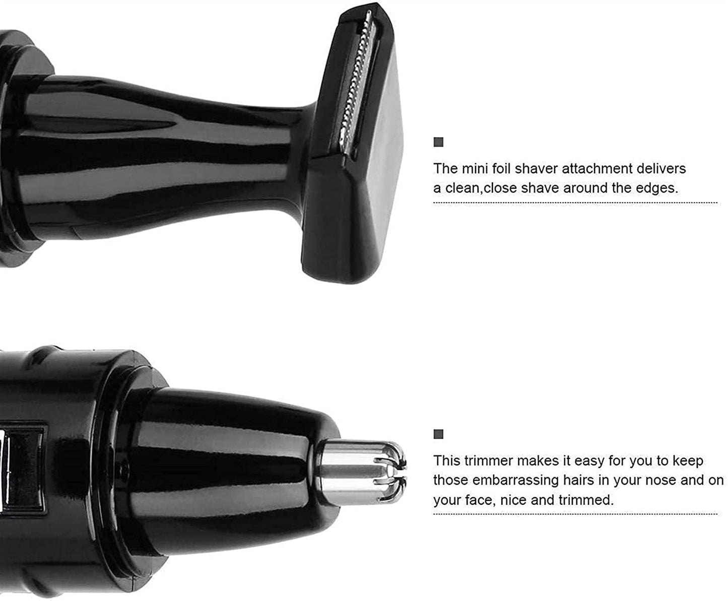 LEONYS Water Resistant Stainless Steel Nose and Ear Hair Trimmer Beauty and Personal Care LEONYS