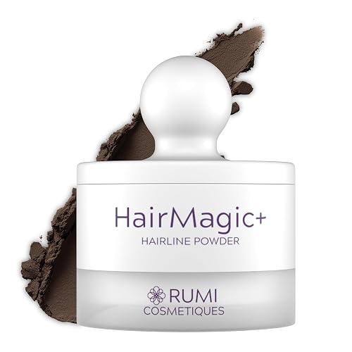 Rumi Cosmetiques HairMagic+ Root Touch Up Powder for Mature Women - Instant Gray Hair Coverage & Hairline Filler - Water-Resistant, Natural Finish Beauty & Personal Care Rumi Cosmetiques