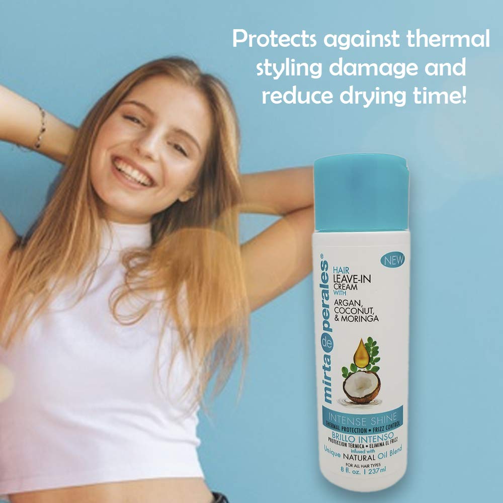 Mirta de Perales Leave-in Cream with Argan, Coconut & Moringa 8 fl oz. Beauty & Personal Care Mirta De Perales