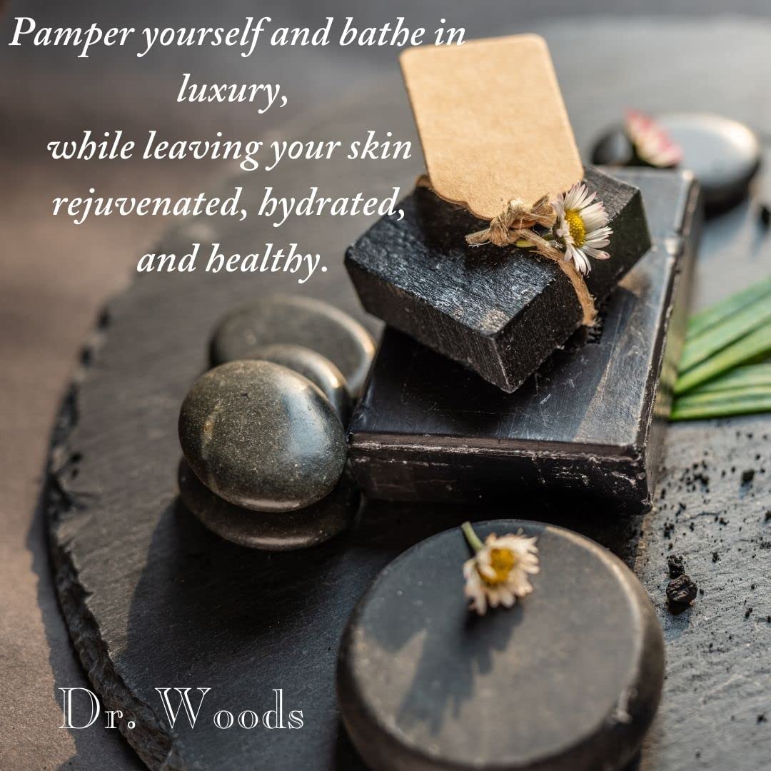 Dr. Woods Naturally Original Gentle Moisturizing, Raw Black Soap 32 oz (Pack of 12) Beauty & Personal Care Dr. Woods