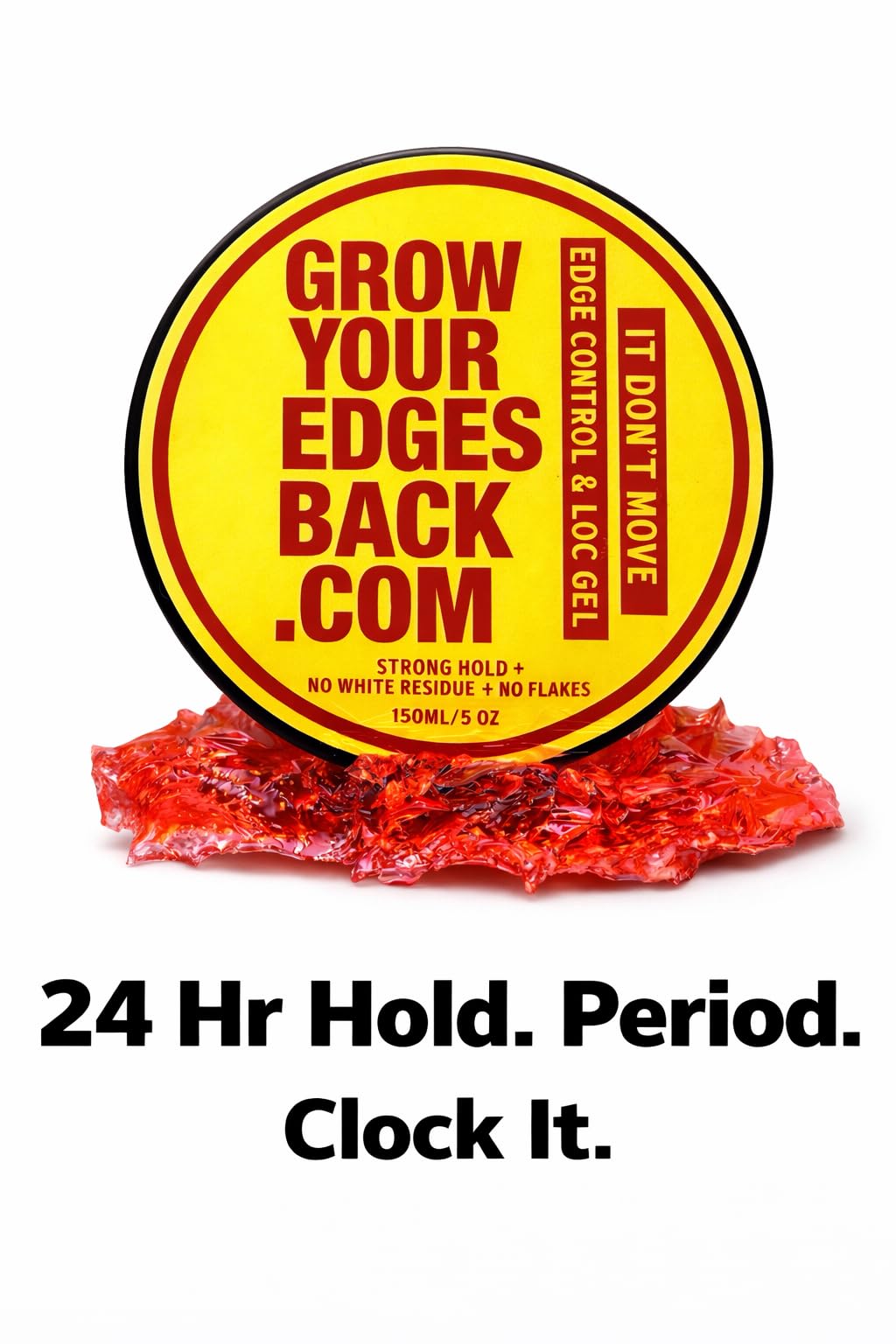 Grow Your Edges Back Best Edge Control for 4C Hair - 24H Exxxtra Hold, No Flakes, No Residue - Moisturizing Edge Control for ALL HAIR AND LOCS! Beauty & Personal Care Grow Your Edges Back