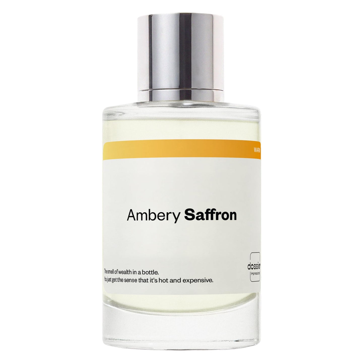 Dossier - Ambery Saffron - Eau de Parfum - Inspired by Baccarat Rouge 540 - Long-Lasting Fragrance - Unisex - 3.4 fl oz (100ml) Beauty & Personal Care Dossier