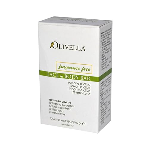 Olivella Bar Soap No Fragrance 3.52 Ounce (Pack of 2) Beauty & Personal Care Olivella