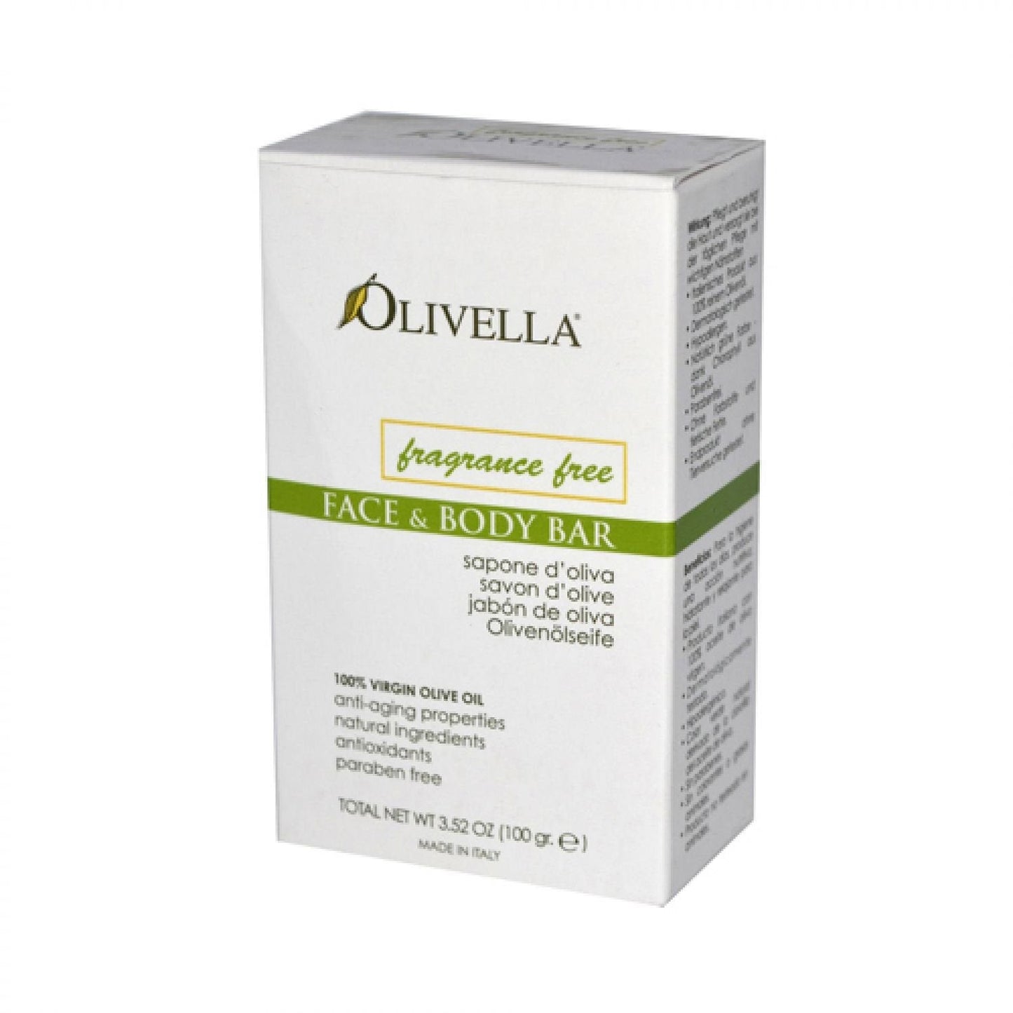 Olivella Bar Soap No Fragrance 3.52 Ounce (Pack of 2) Beauty & Personal Care Olivella