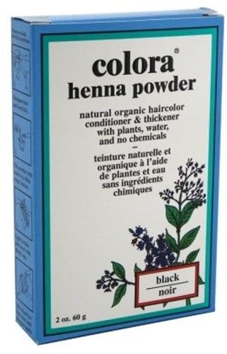 Colora Henna Powder Hair Color Black, 2 oz (Pack of 12) Beauty & Personal Care Colora Henna Powder