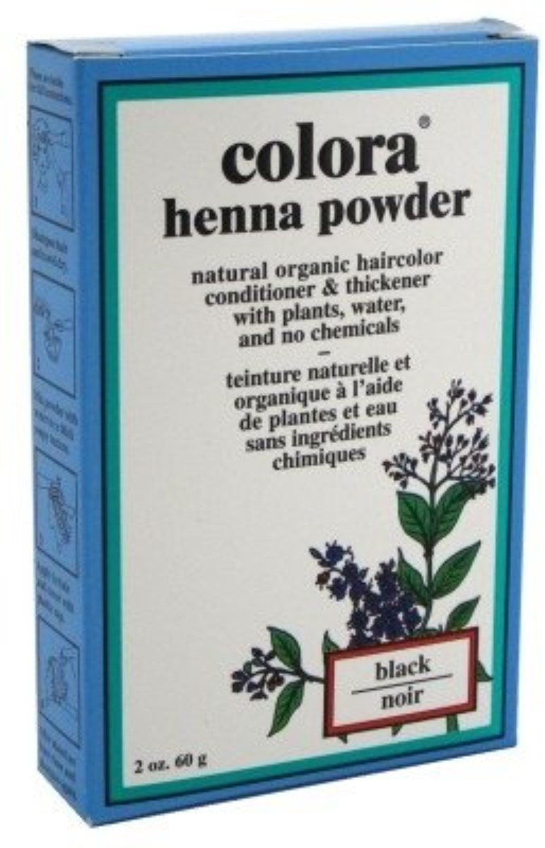 Colora Henna Powder Hair Color Black, 2 oz (Pack of 12) Beauty & Personal Care Colora Henna Powder
