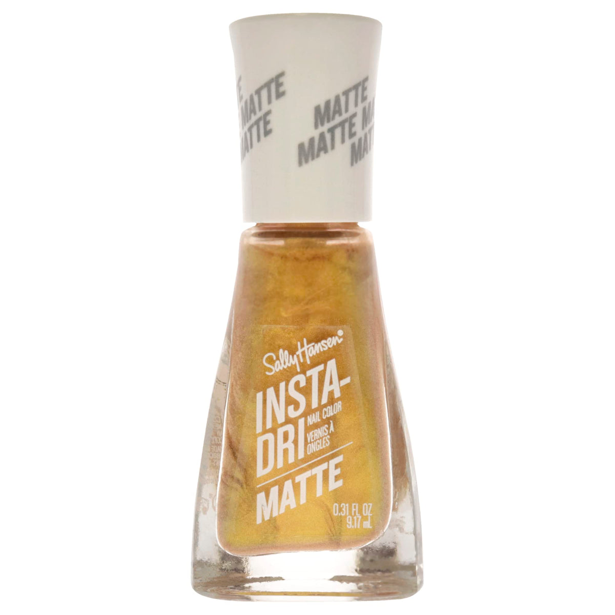 Sally Hansen Insta Dri Matte Metallics, Gold Rush, 0.31 Fl Oz (Pack of 1) Beauty & Personal Care Sally Hansen