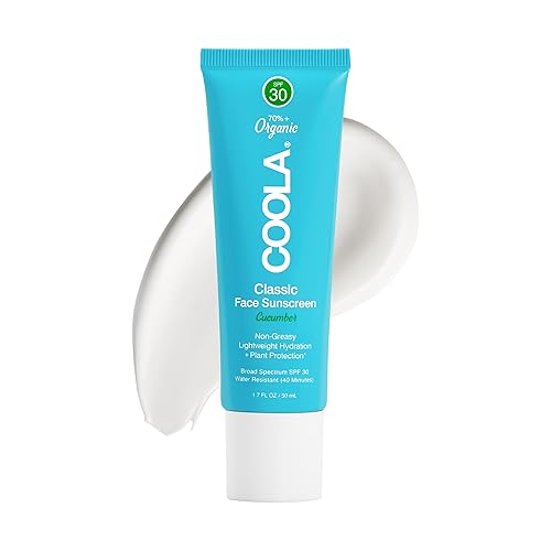 COOLA Organic Face Sunscreen SPF 30 Sunblock Lotion, Dermatologist Tested Skin Care for Daily Protection, Vegan and Gluten Free, Cucumber, 1.7 Fl Oz Beauty & Personal Care COOLA