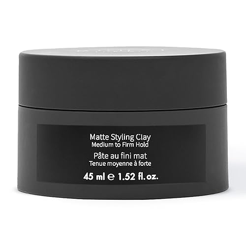 MONAT Matte Styling Clay for Men - Water and Clay-Based Hair Paste to Create Thicker-Looking Hair, Easy-to-Shape Net Wt. 45 ml / 1.52 fl. oz. Beauty & Personal Care MONAT