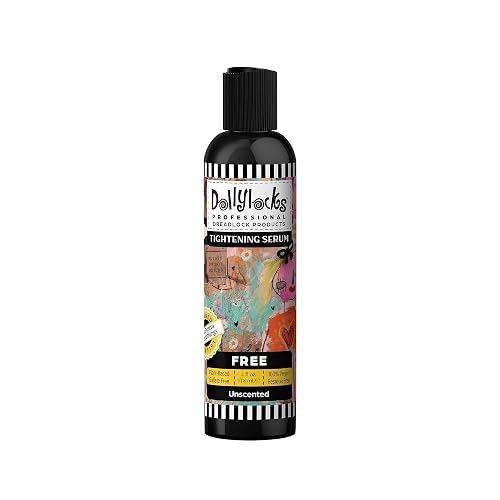 Dollylocks Texture Serum | No Flake Frizz-free Styling | Plant-Based Residue-Free Vegan | Locs, Curls, Braids, Dreadlocks | Nag Champa | 4oz Beauty & Personal Care Dollylocks
