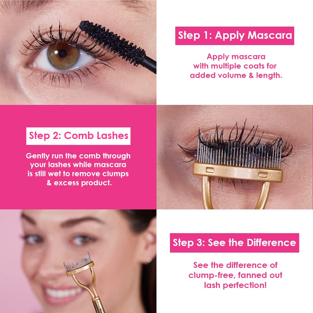 Grande Cosmetics GrandeLASH-SEPARATOR Lash Separating Comb - for Clump-Free, Defined Lashes (0.0003 lb) Beauty & Personal Care Grande Cosmetics