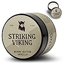Striking Viking Beard Butter - Non-Greasy Moisturizer With Natural Ingredients (Vanilla, 4oz) - Keep Your Beard Hydrated and Refreshing Beauty & Personal Care Striking Viking