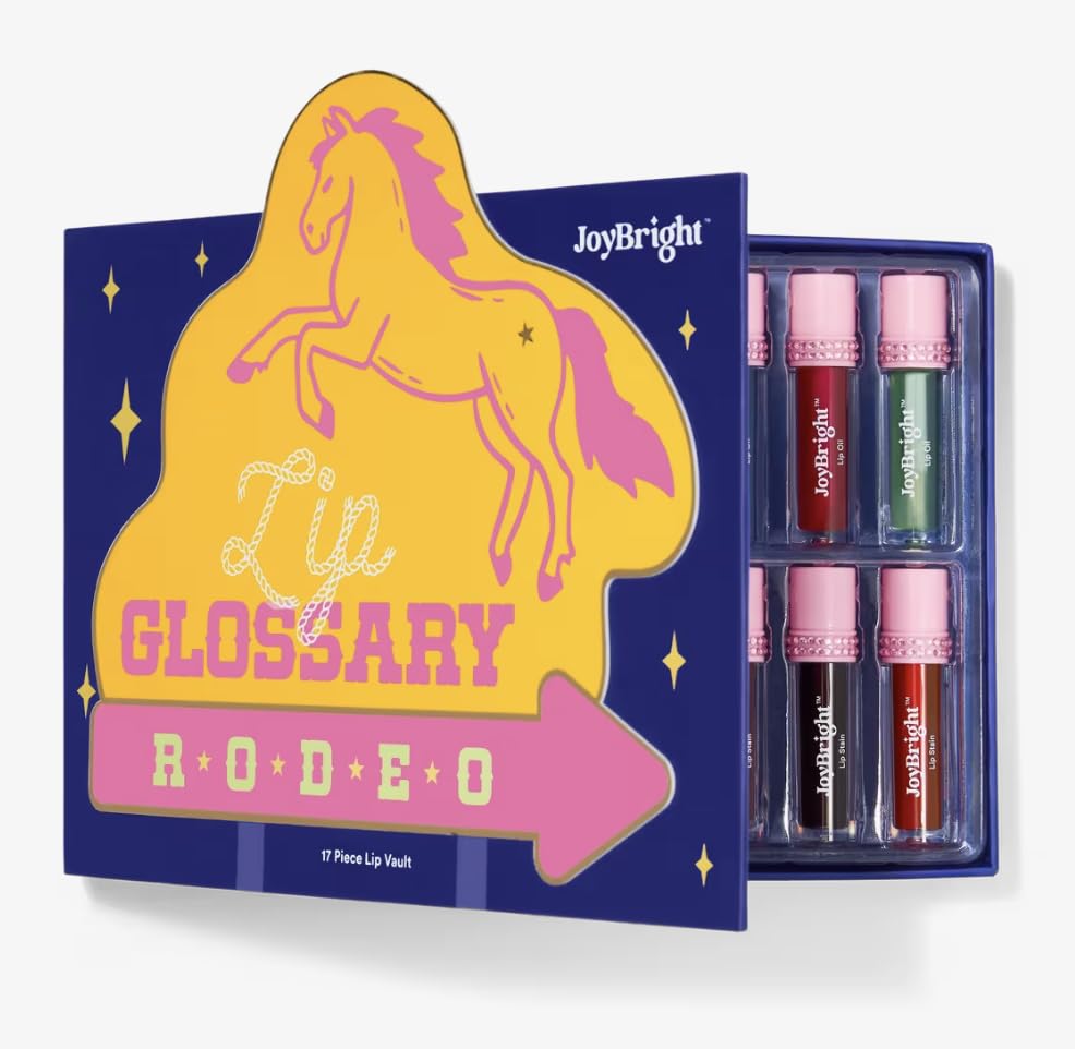 Ulta Beauty Lip Glossary 2025 RODEO theme, includes a keychain so you can take your favorite shade on-the-go. Beauty & Personal Care Ulta Beauty
